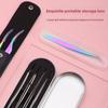 Goldfeder Falsche Wimpern Pinzetten Set - Grafting & Curling Beauty Tools