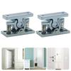 2Pcs Reinforced Spring Loaded Door Latches Zincs Alloys Construction Quiet Operations Rustproofed Heavy Use Lock