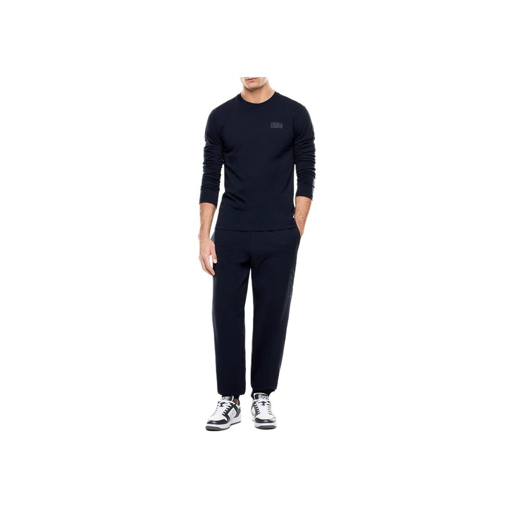 Emporio Armani EA7 Fitted Long Sleeve Crew Neck Sports Printed T-Shirt Men Tops 7M001488-AF17789-UB102
