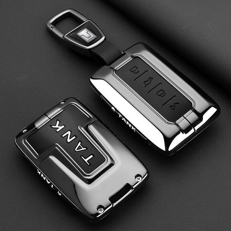 Tank 300 Key Case - Unisex Metal Shell Buckle, Full Coverage, Special Challenger Edition