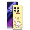 Cute Sanrio Pompompurin Black Silicone Phone Case For OnePlus 9 10 11 12 ACE 2V Pro 9RT 10T 10R Nord CE 2 3 Lite N10 N20 N30 5G