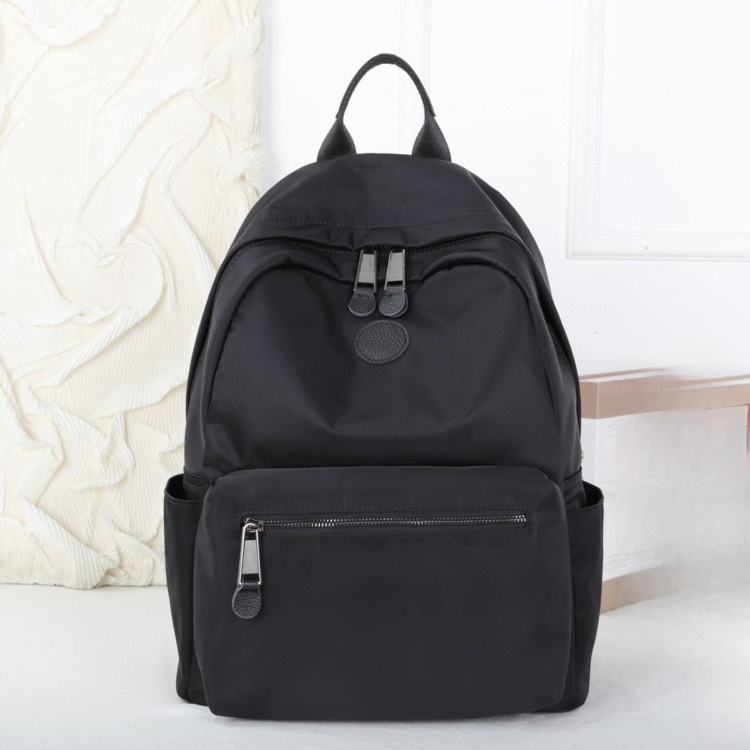 

Рюкзак з тканини Оксфорд Жіночий Дорожній Легкий Комп ютерний для Поїздок Водонепроникний Дорожній Рюкзак Простий Полотно Шкільний Рюкзак 40 * 30 * 18CM