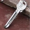8-in-1 Multi-Tool Keychain for Camping & Survival | Folding Screwdriver, Bottle Opener | Compact Outdoor Utility Pliers with Key