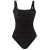 One Piece Swimsuit for Women Square Neck Ruched Design Slim Fit Swimwear Comfortable Stretch Fabric Beachwear Bathing Suit