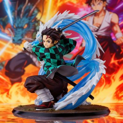 Anime Demon Slayer Blade Stove Door Charcoal Jiro High Quality Edition Model Box Set Handmade Toy Gift Anime Figure