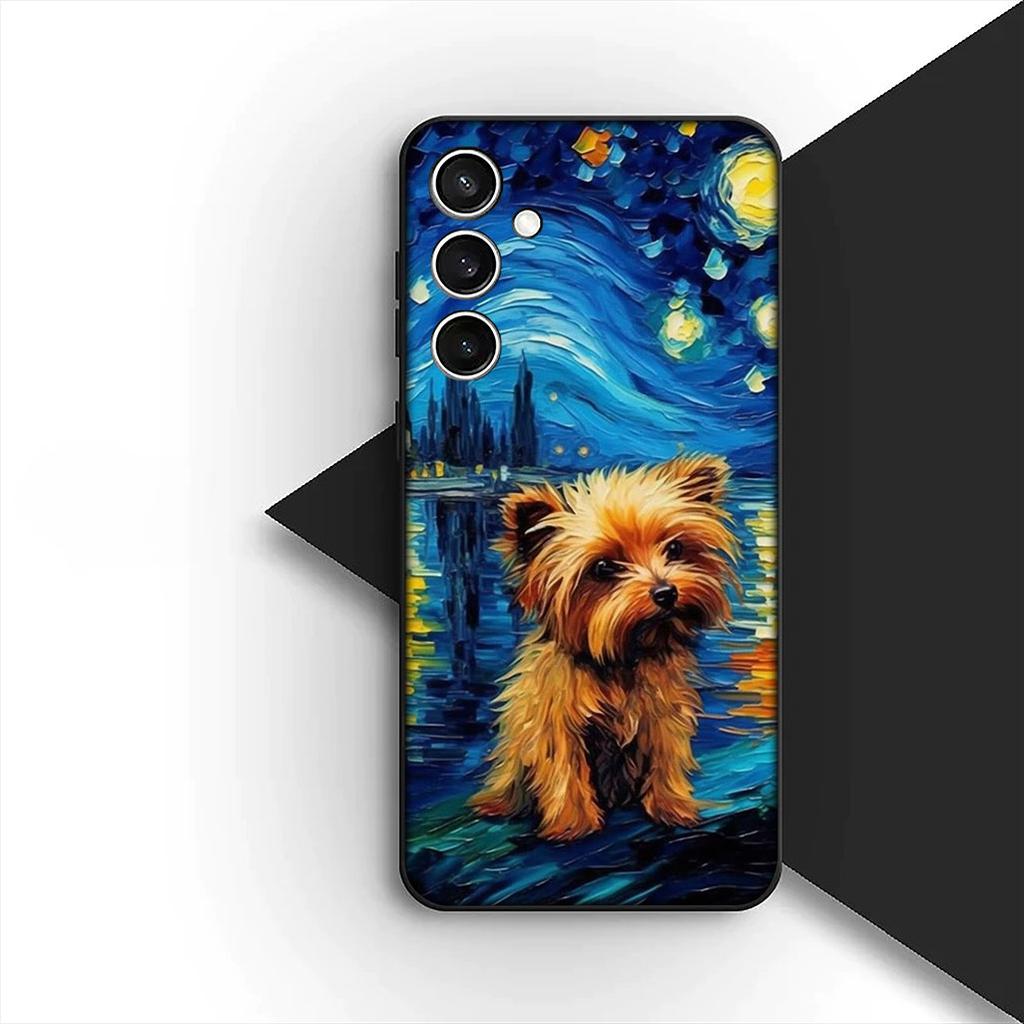 for Samsung Galaxy S10 S8 S9 Plus A33 A34 A31 70 A71 A72 Note 20 9 8 S10E Phone Case Yorkshire Terrier Yorkie Dachshund Dog
