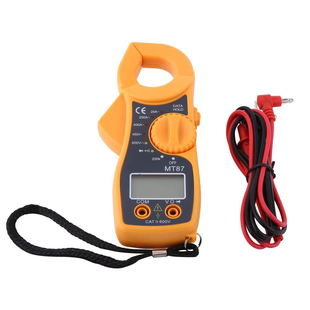 

Ammeter Digital Clamp Meter Multimeter Voltmeter Digital Clamp Multimeter AC DC Voltmeter Ammeter Ohmmeter Volt Tester LCD Meter жовтий