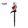 Easy Install Garden Stake Lights Christmas Solar Lights, Santa Claus Figurine Lamp, Waterproof Outdoor Powered Lawn Path Lighting Landscape Light for
