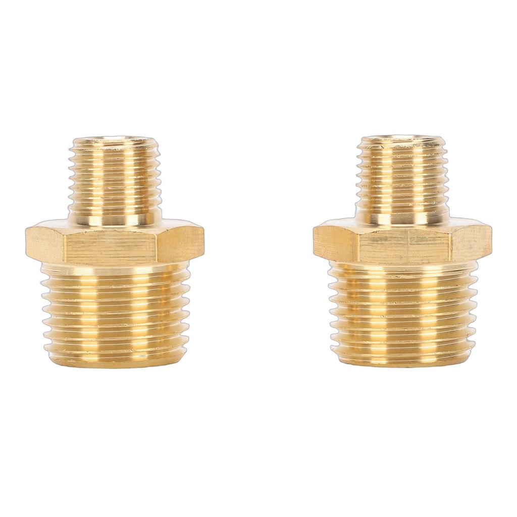 1Celsius2 To 1Celsius4in   Male Reducing Nipple Fitting Adapter Brass Pipe Fitting Reducer Adapter for Fuel