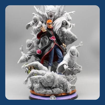 Naruto Anime Figur Akatsuki Pain GK Figur PVC Statue Modell Puppe Schreibtischornament Sammlerstück Schreibtisch Dekoration Spielzeug Kinder Weihnachtsgeschenke