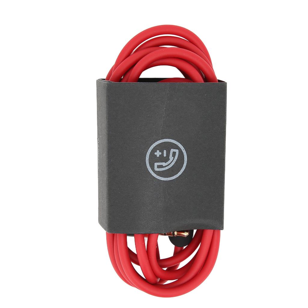 Replacement Cable with Inline Microphone and Track Control Portable Cable for Headphones(Black Red )