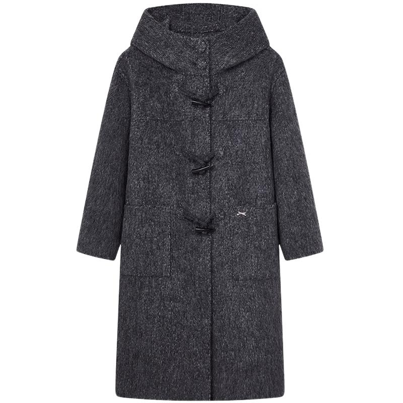 Teenie Weenie Women's Academic Style Toggle Wool Coat