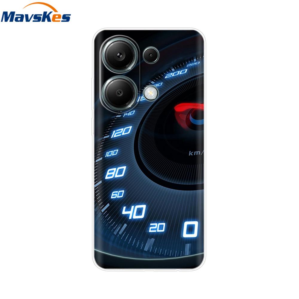 For Poco M6 Pro Case For Xiaomi Poco M6 Pro 4G Cover Fundas Coque Camera Protector Soft Silicone Phone Back Case For Poco M6 Pro