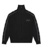 XTONZ Xtk173 Lesta Track Knit Zip-Up (Black)