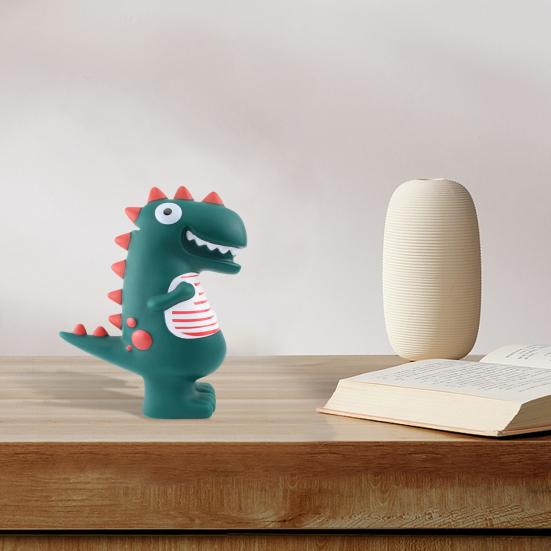 Desktop Ornament Large Capacity Anti-slip Dinosaur Figure Cute Kids Animal Money Piggy