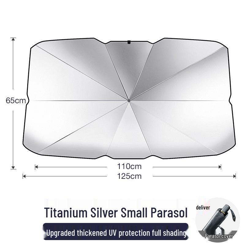 Thickened Windshield Sunshade Umbrella - Heat Insulation & Sun Protection