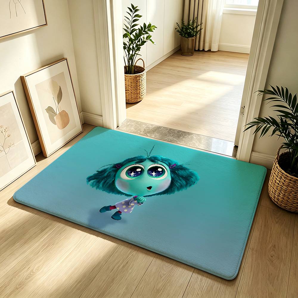 Cute I-inside Out Carpet Bathroom Anti-slip Mat Door Mat Home Decoration Mat Entrance Door Mat Scratch-resistant Door Mat