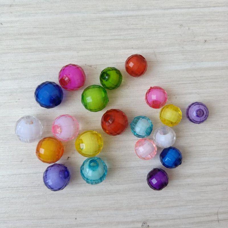 

DIY Shiny Crystal Hose Plastic Weaving 20 8-10mm colored beads each