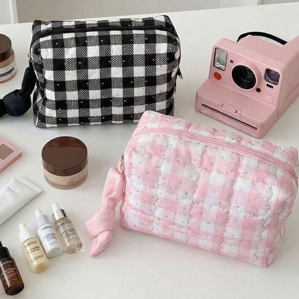 Large Capacity Makeup Bag Korean Style Pencil Pouch Portable Women  Toiletry Bag  Daily Use