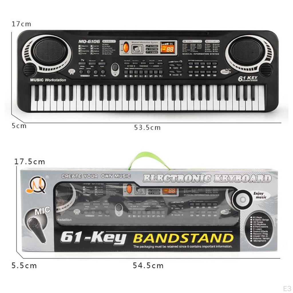 Keyboard Piano 6 Portable Multifunctional Music Educational