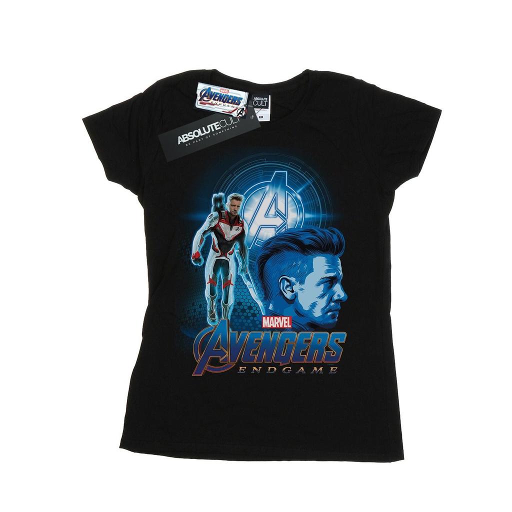 Marvel Womens/Ladies Avengers Endgame Hawkeye Team Suit Cotton T-Shirt