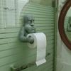 Držák na ubrousky Velikonoční ostrov Moai Design Nástěnný stojan na toaletní papír v roli Odolné úložné potřeby do koupelny