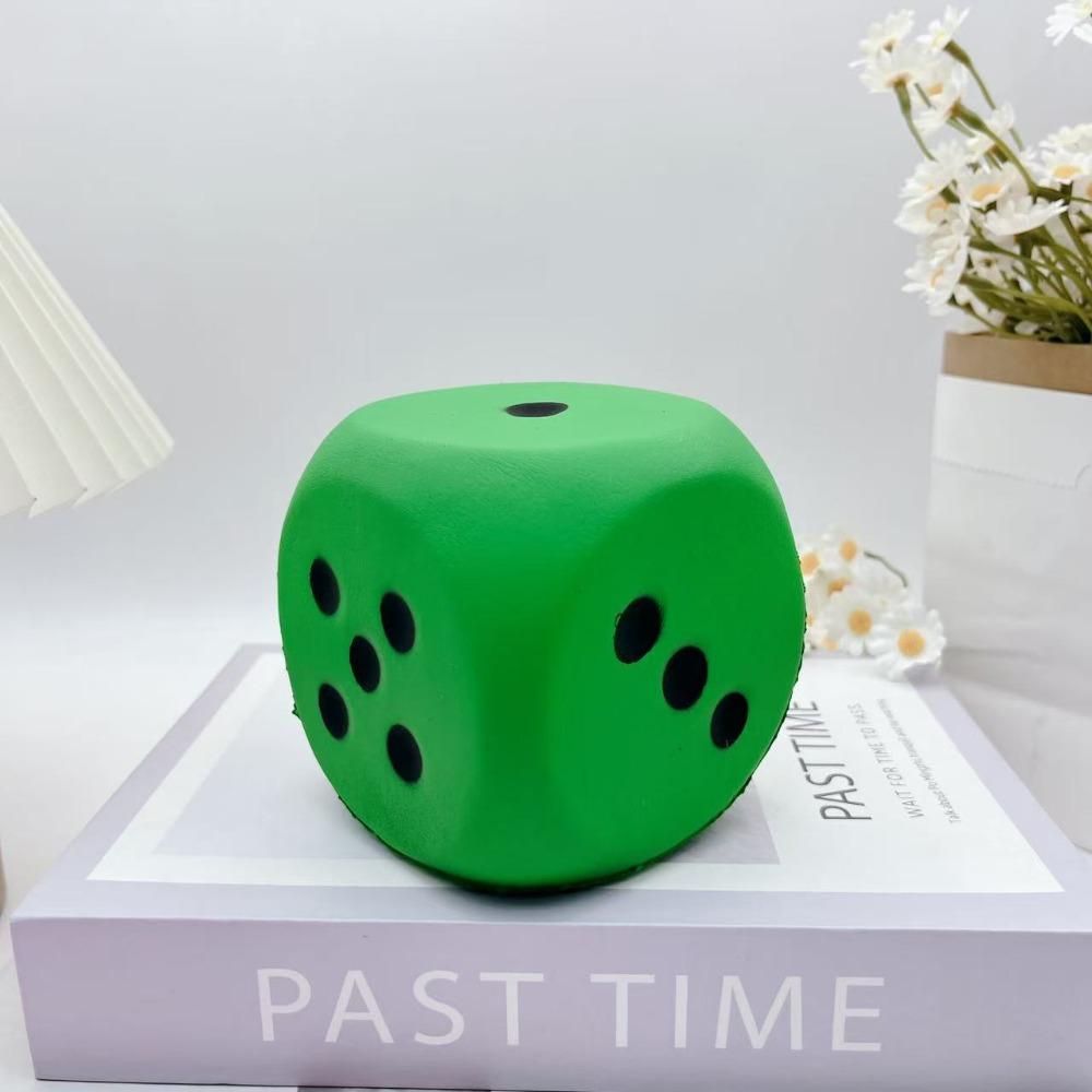 Squishy Foam Dice Stress Balls Soft Jumbo Dice Educational Learning Squeeze Anxiety Relieve Toy Gifts for Adults Kids Board Game
