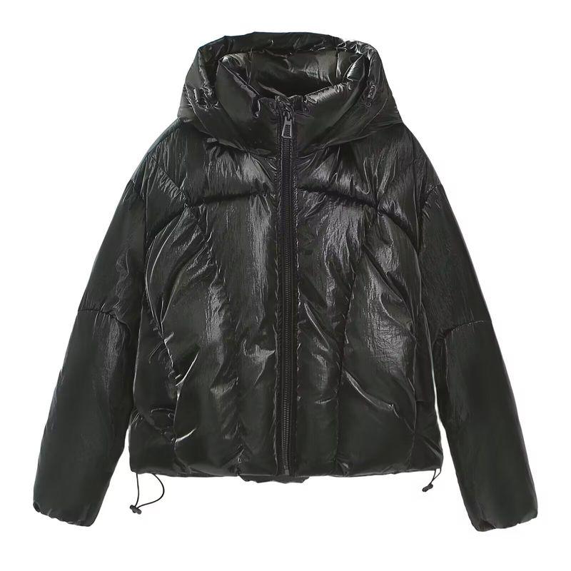 

Araltay New Arrival Fashion Style Women s Clothing Fashion All-Match Metal down Cotton Puffer Jacket Coat 4341706 Black L