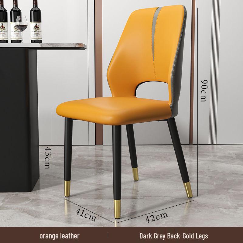 Italian Style Luxury Dining Chair - Comfortable Backrest for Home, Restaurant, Hotel, or Conference Room.