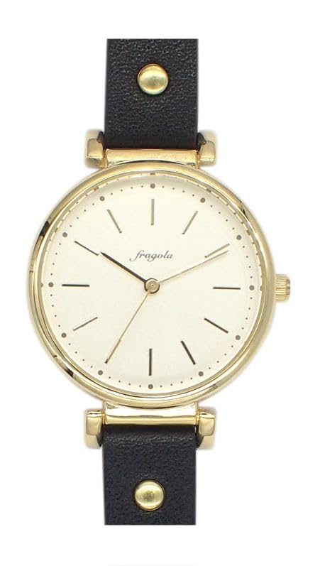 

Fragola Sweatproof Studded Belt Watch BK Black [Follow] H02320S-1 Women s чёрный
