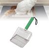 Pelle à Litière pour Chat Manche Amovible Pelle à Litière Facile à Nettoyer Acier Inoxydable Pelle à Excréments pour Bac à Litière
