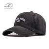 New Washed Denim Letter Embroidered Baseball Cap Soft Top Men's and Women's Rolls Summer Sunscreen Sunshade Cap