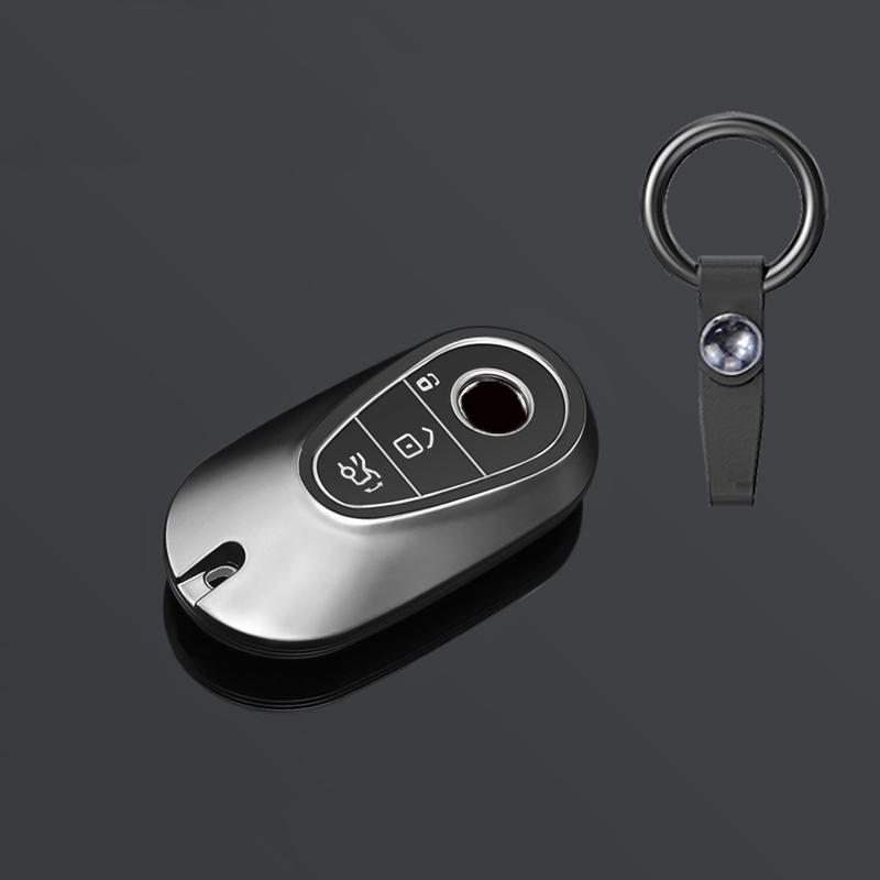 Soft Tpu Auto Key Fob Cover Case Fit For Mercedes Benz C S Class W206 W223 S350 C260 C300 S400 S450 S500 Key Fob Housing Protector