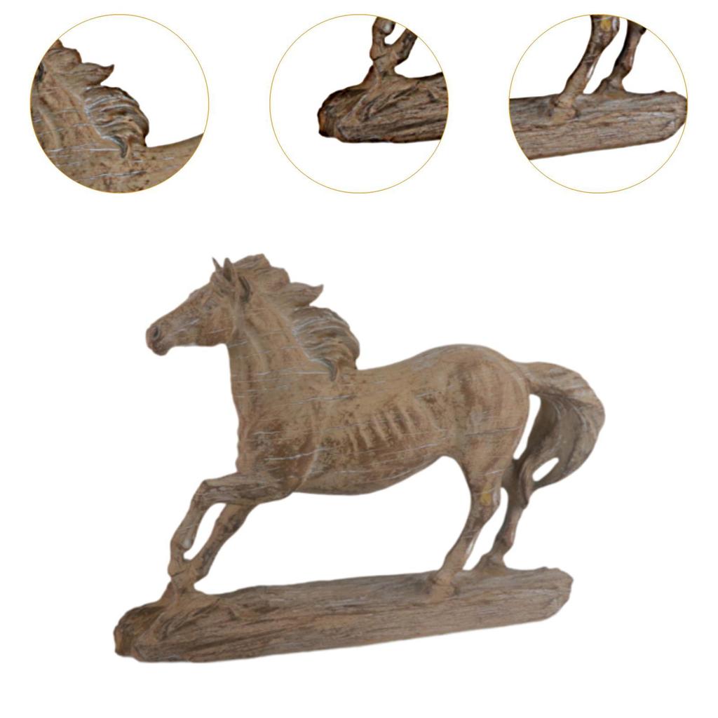 Horse Statue, Art Figure, Ornament, Decorative Artwork, Handcrafted Ornament for