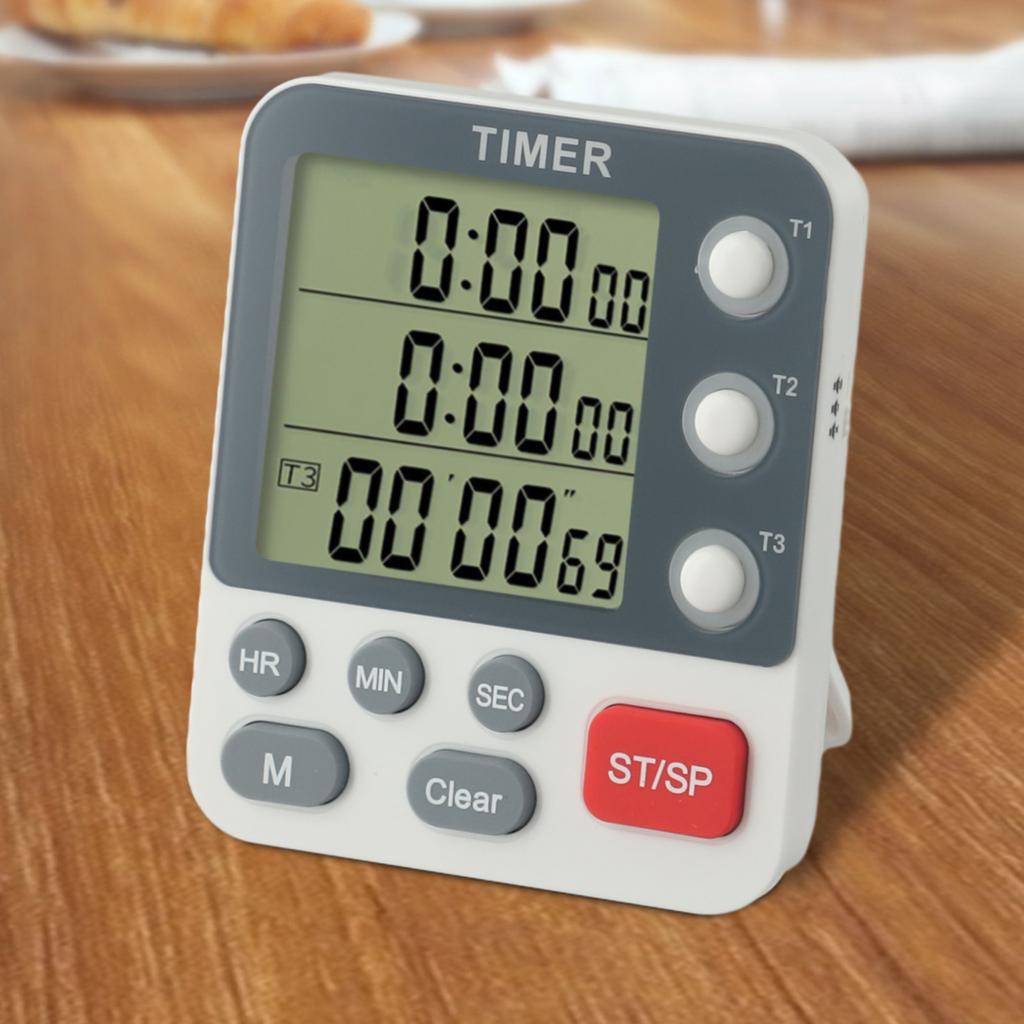 Timing Tools Kitchen Timer Versatile Countdown Flashing Light Reminder Magnetic Back Positive Adjustable Sound