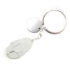 Hand-Wound Natural Stone Crystal Octahedron Keychain Keychain Bag Pendant K15