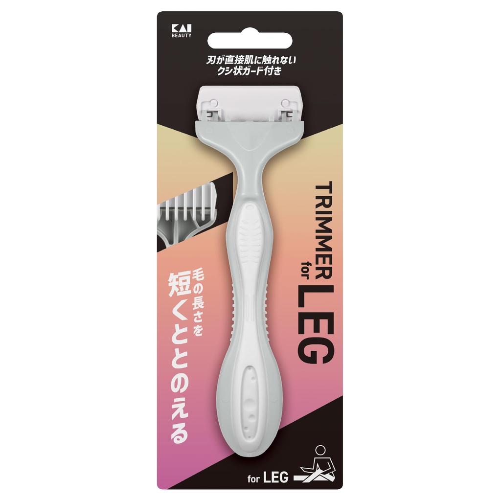 Kai Corporation Leg Razor for Leg for Trimming Unwanted Leg Hair for a Natural Leg Unwanted GA0152 Trimmer, Hair, Finish, Hair, Hair, Razor,