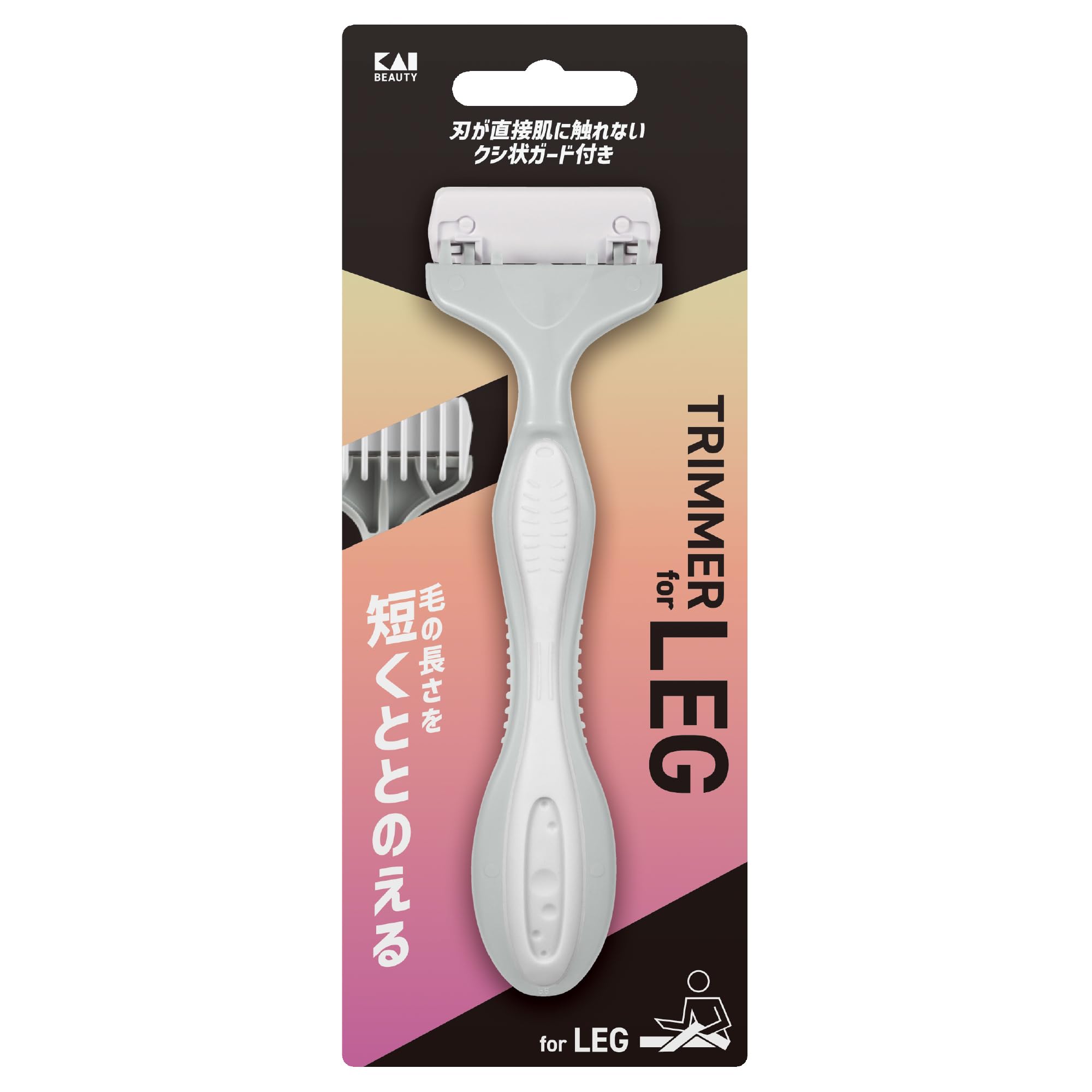 Kai Corporation Leg Razor for Leg for trimming unwanted leg hair for a natural Leg Unwanted GA0152 Trimmer, Hair, finish, hair, hair, Razor,