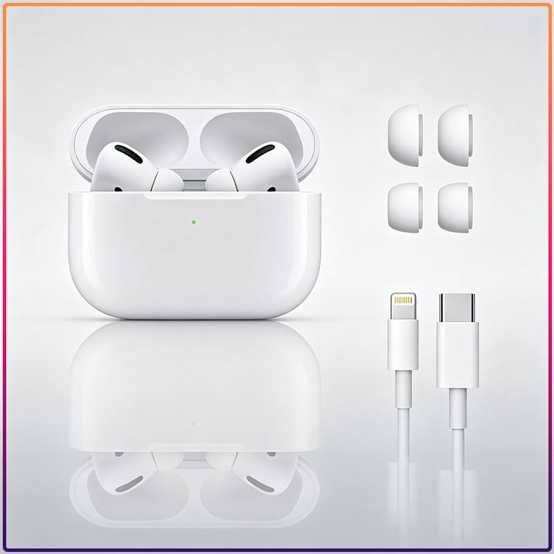 AirPods Pro In-Ear True Wireless Headset Klare Anrufe Geringe Latenz Geräuschunterdrückung Tragbares Ladecase Für iOS Android Smartphone