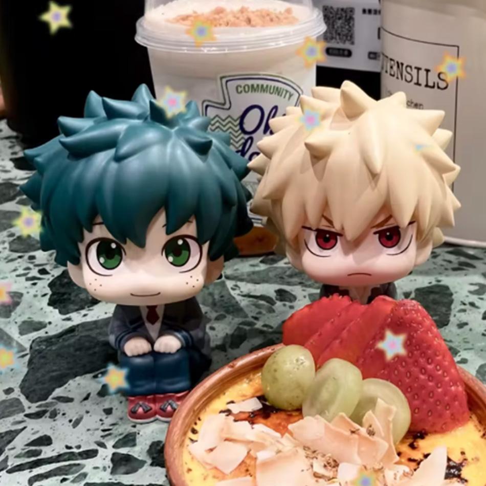 Anime Nendoroid Bakugou Katsuki Midoriya Izuku ładna figurka Todoroki So Toga Himiko model dzieci cole samochód