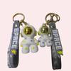 6cm Cartoon Lightning Bear Keychain Cute Astronaut Bear Doll Keyring Bag Pendant Couple Car Keyholder Creative Bag Charm Accessories