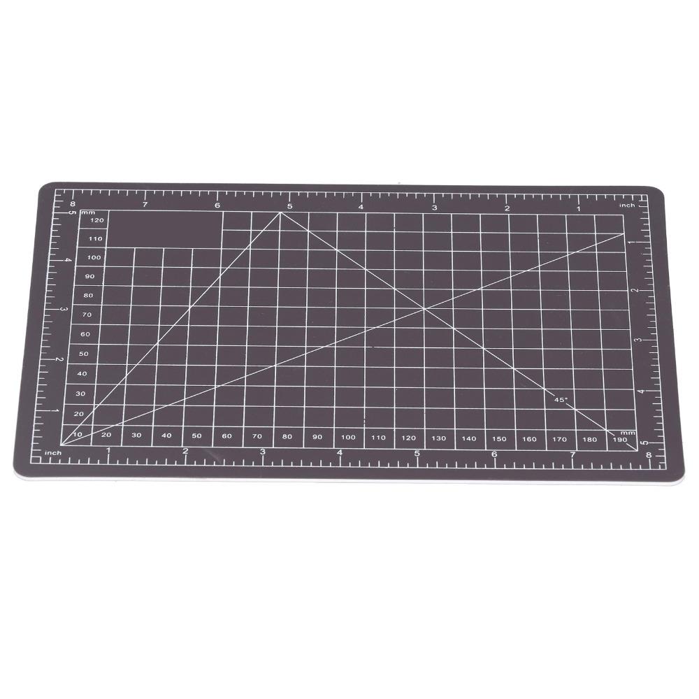 Alfombrilla de corte de doble cara 2 colores Alfombrilla de corte giratoria Base de corte para papel Base de grabado Manualidades DIY