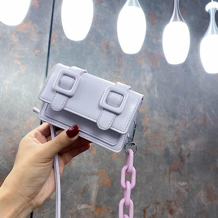 Women Shopping Small Bag High Quality Casual Mini Bags Vintage One Shoulder Bags Female Solid Color Street Handbag