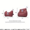Car Seat Soft Headrest Suede Neck Pillow Waist Cushioning For VW GTI Polo Golf Passat MK678 Tiguan Arteon CC Taigo T-ROC Hub Cap
