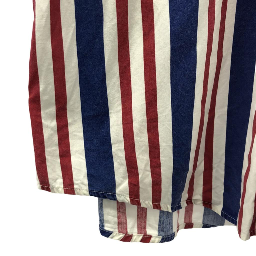 Gant 90s Old Striped Pattern Short Sleeve Button Down Shirt M Men's Used