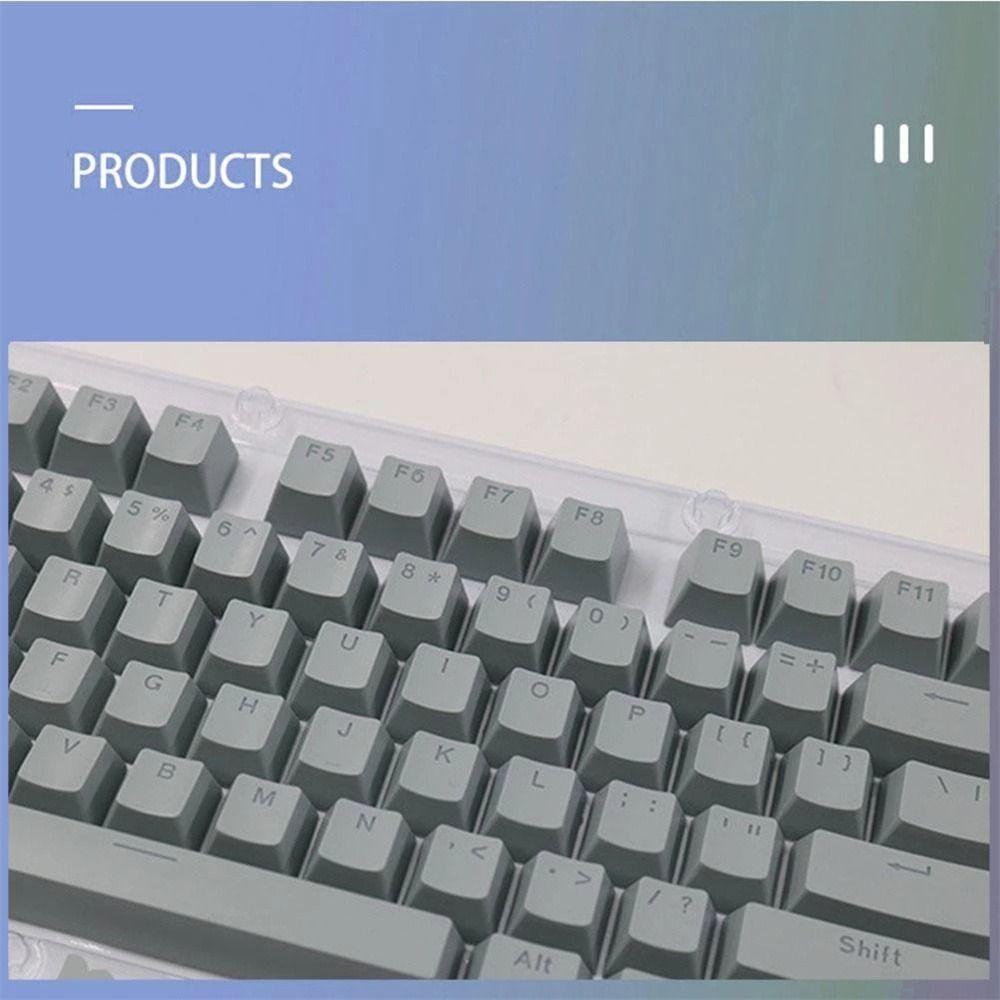 87 Colorful OEM Injection 104/108 Mechanical Keycaps Blank Keycaps Keyboard Keycap Backlit Key Cap