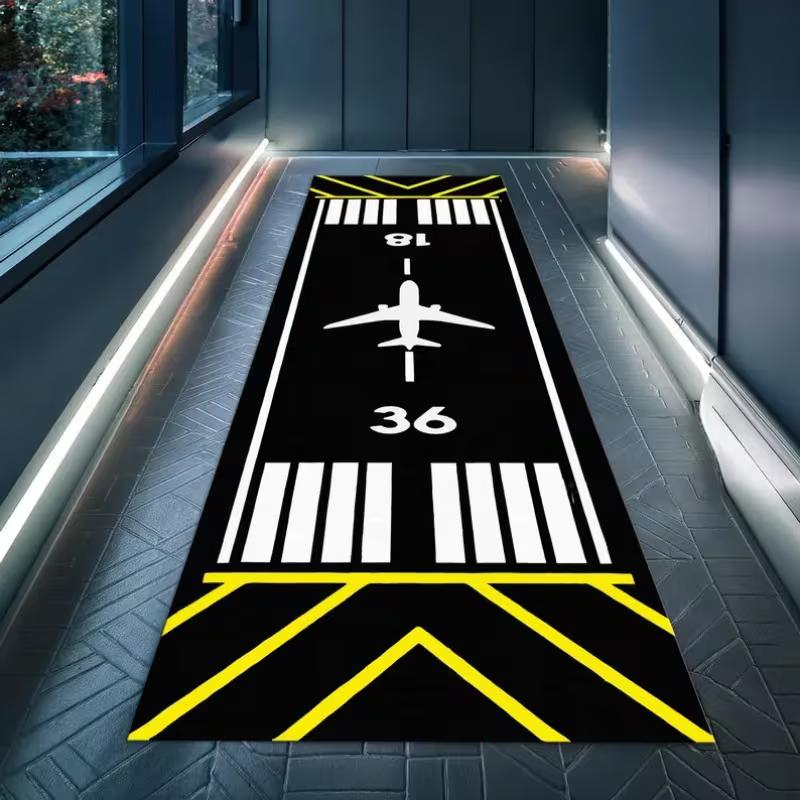 Night Runway Printed Carpet Entrance Decoration Long Carpet Corridor Farmhouse Living Room Bedroom Floor Mat