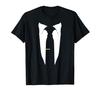 Suit Tie Wedding Tuxedo Prom Bachelorette T-shirt