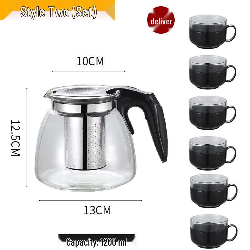 ZISIZ Universal Glass Tea Kettle