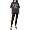Balenciaga T-Shirts Unisex Gray Crew Neck Moderate 612966TMV981000